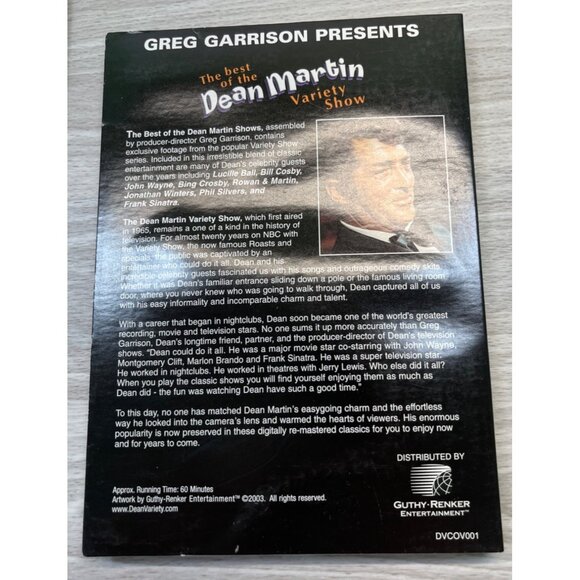 The Best Of The Dean Martin Variety Show 3 DVDs Vol 1 & 2  Special Edition - Picture 9 of 9
